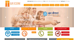 Desktop Screenshot of lhcom.hu